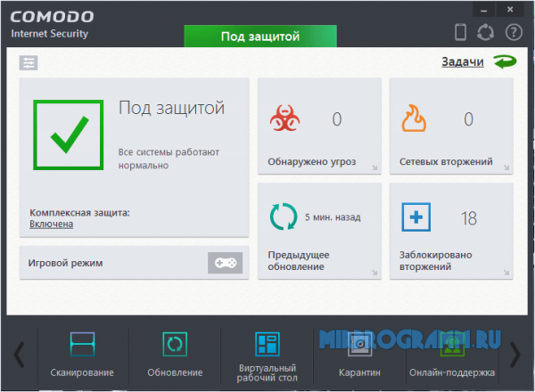 Comodo Internet Security русская версия