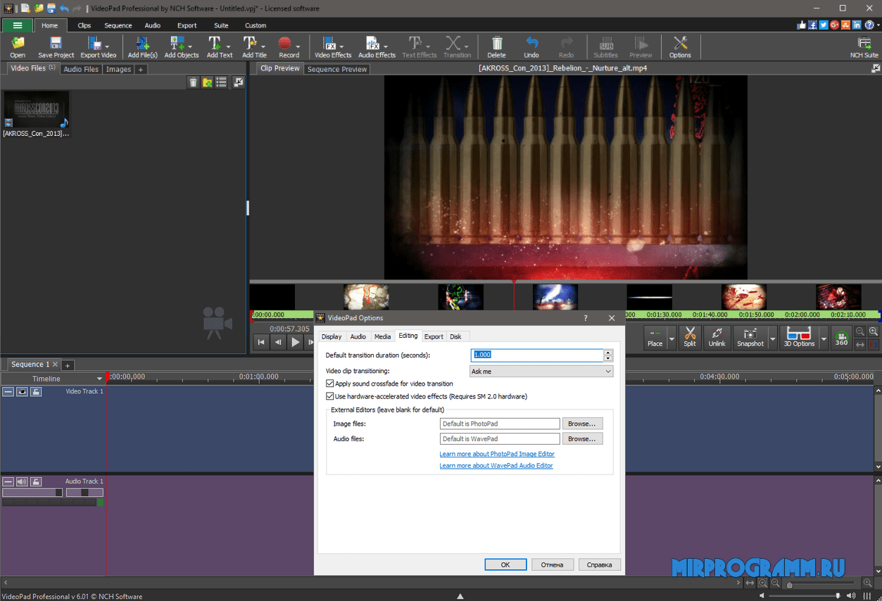 VIDEOPAD Video Editor