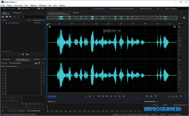 Программа для создания музыки adobe audition